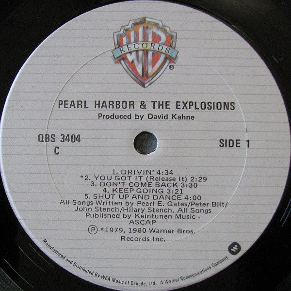 Pearl Harbor And The Explosions : Pearl Harbor And The Explosions (LP, Album)