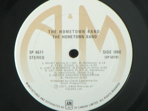 Hometown Band : The Hometown Band (LP, Album)