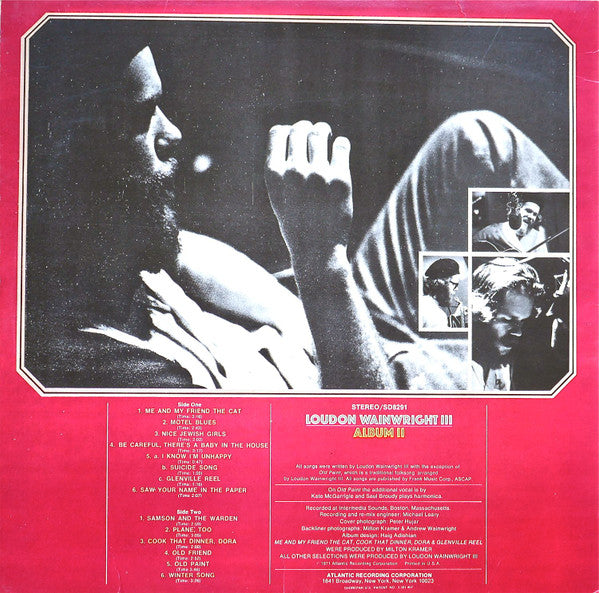 Loudon Wainwright III : Album II (LP, Album, PR )