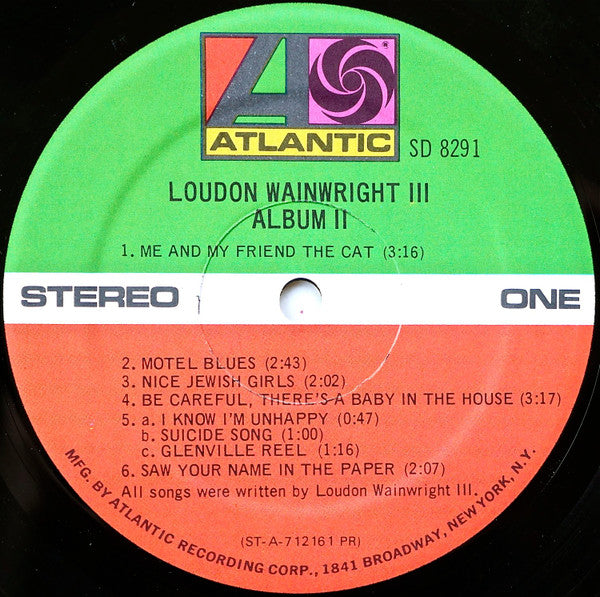 Loudon Wainwright III : Album II (LP, Album, PR )