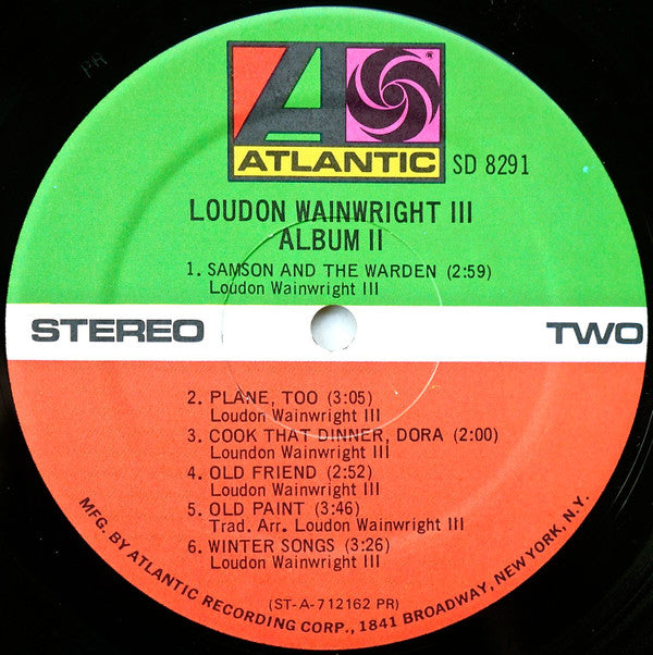 Loudon Wainwright III : Album II (LP, Album, PR )
