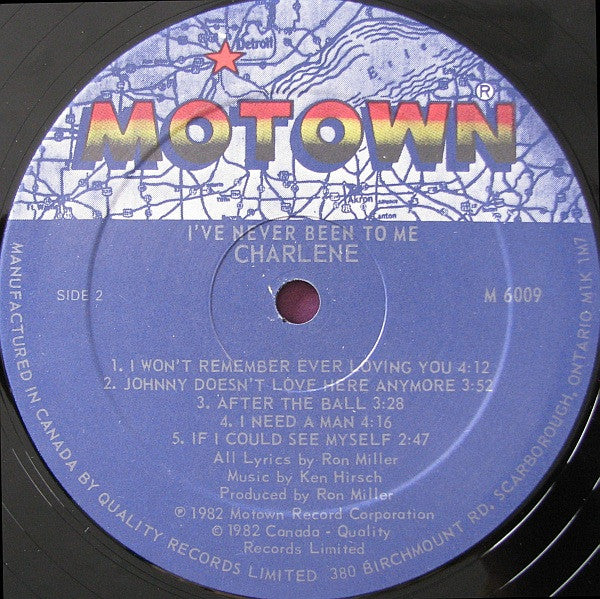 Charlene : I've Never Been To Me (LP, Album)