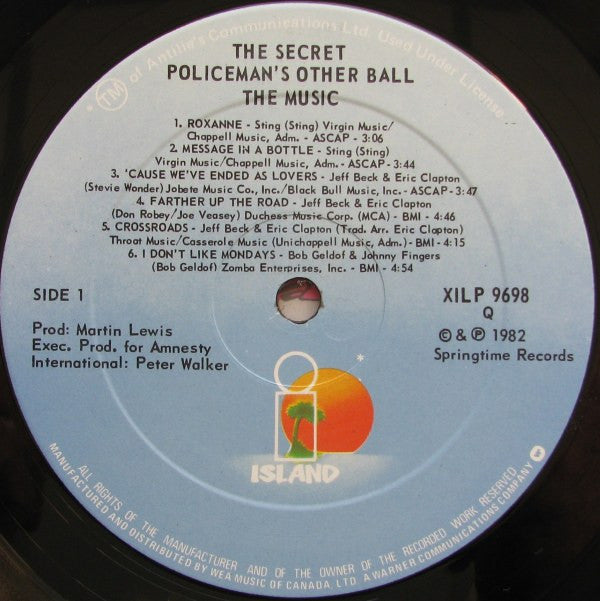 Various : The Secret Policeman's Other Ball (The Music) (LP, Album)