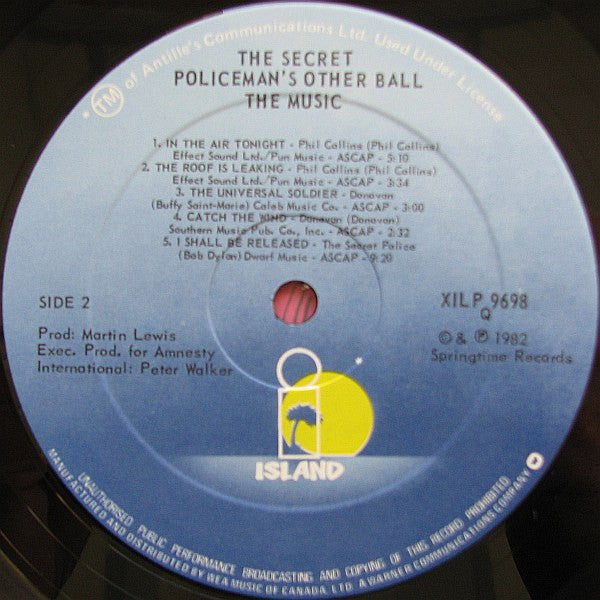 Various : The Secret Policeman's Other Ball (The Music) (LP, Album)