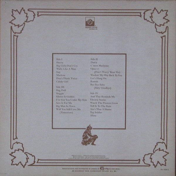 The Four Seasons : The Four Seasons Story (2xLP, Comp, Gat)