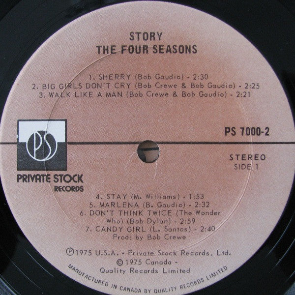 The Four Seasons : The Four Seasons Story (2xLP, Comp, Gat)