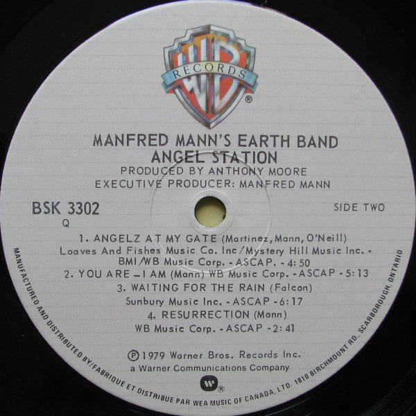 Manfred Mann's Earth Band : Angel Station (LP, Album, Qua)
