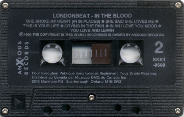 Londonbeat : In The Blood (Cass, Album)