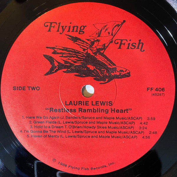 Laurie Lewis (5) : Restless Rambling Heart (LP, Album)