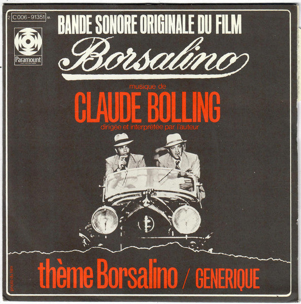 Claude Bolling : Borsalino (Bande Sonore Originale Du Film) (7")