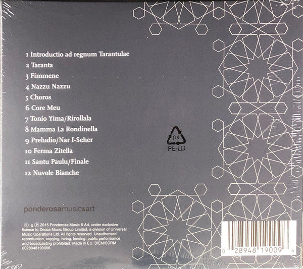 Ludovico Einaudi : Taranta Project (CD, Album, Gat)