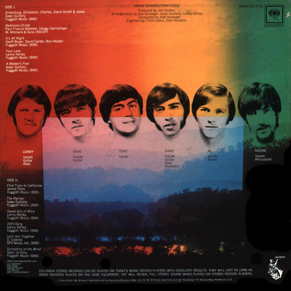 Cryan Shames* : Synthesis (LP, Album, Ter)