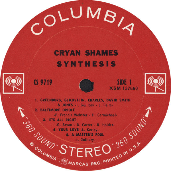 Cryan Shames* : Synthesis (LP, Album, Ter)