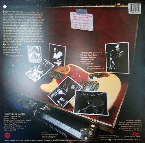 The Blasters : Over There (Live At The Venue, London) (LP, MiniAlbum)