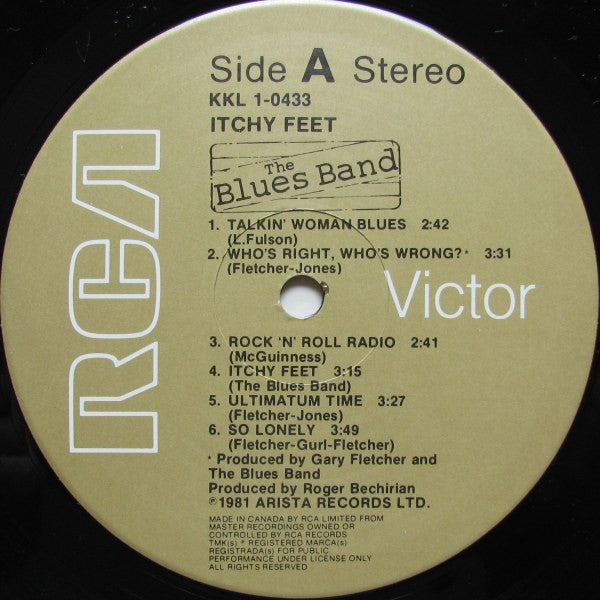 The Blues Band : Itchy Feet (LP, Album)