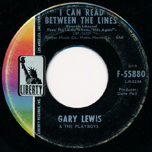 Gary Lewis & The Playboys : Green Grass (7", Single)