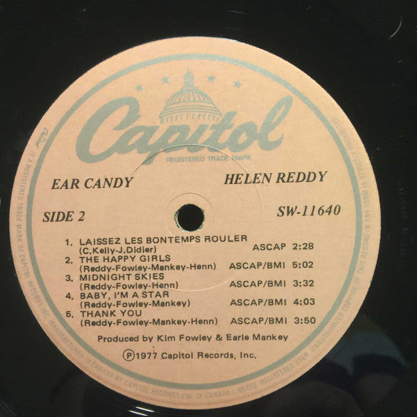 Helen Reddy : Ear Candy (LP, Album)