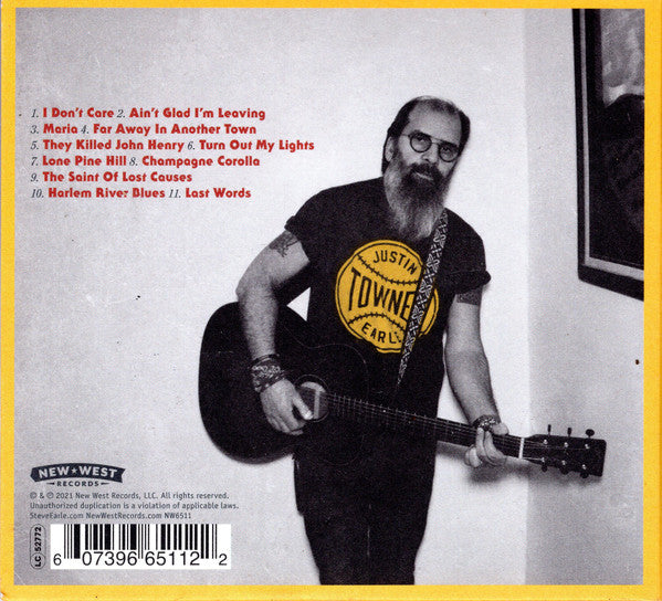 Steve Earle & The Dukes : J.T. (CD, Album)