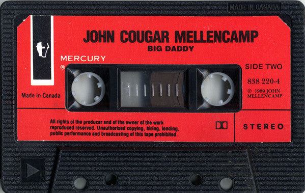 John Cougar Mellencamp : Big Daddy (Cass, Album, Dol)