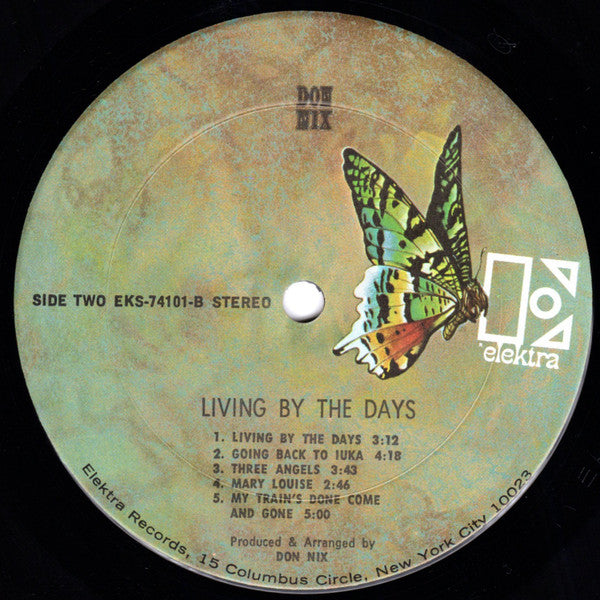 Don Nix : Living By The Days (LP, Album, Gat)