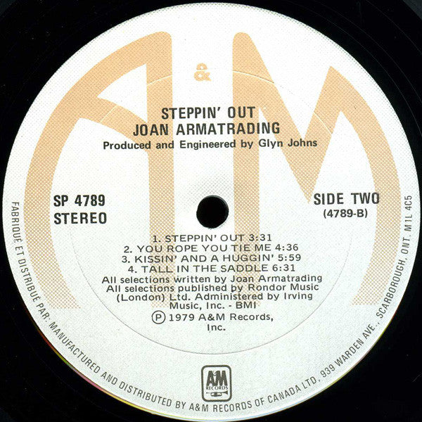 Joan Armatrading : Steppin' Out (LP, Album)