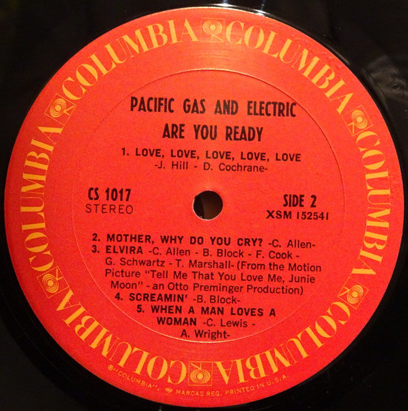 Pacific Gas & Electric : Are You Ready (LP, Album, RE)