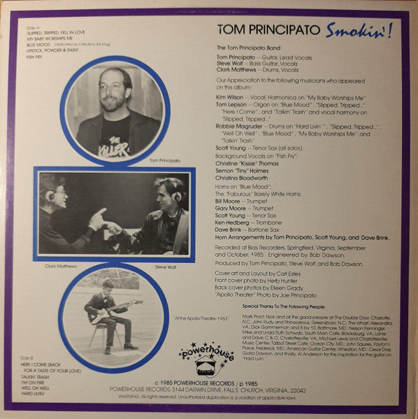 Tom Principato : Smokin' (LP)