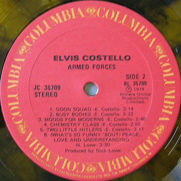Elvis Costello And The Attractions* : Armed Forces (LP, Album, Ltd, Yel)