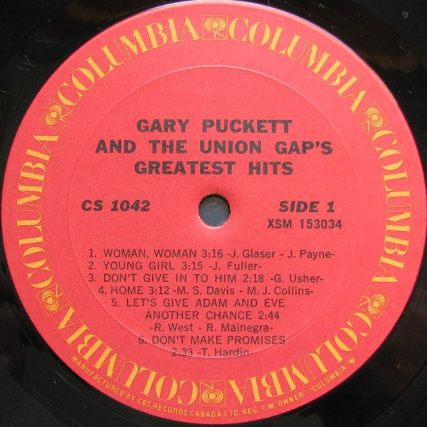 Gary Puckett & The Union Gap : Gary Puckett & The Union Gap's Greatest Hits (LP, Comp, RE)