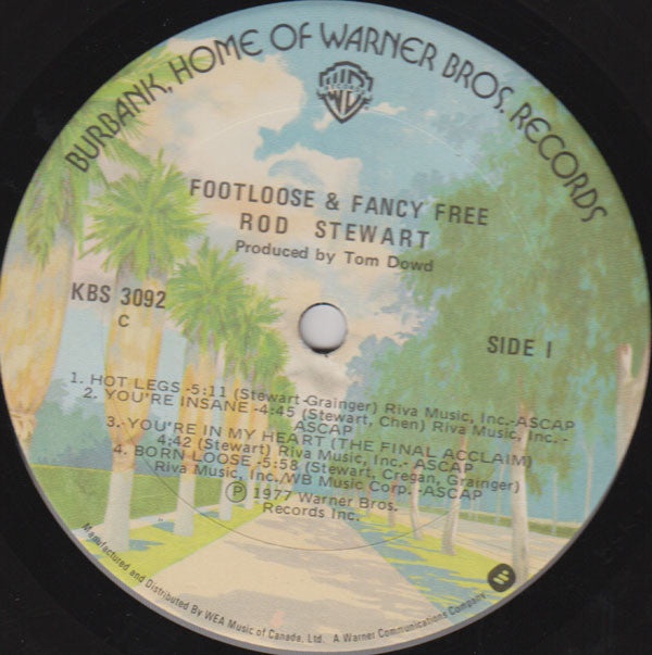 Rod Stewart : Foot Loose & Fancy Free (LP, Album)