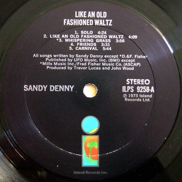 Sandy Denny : Like An Old Fashioned Waltz (LP, Album, RE)