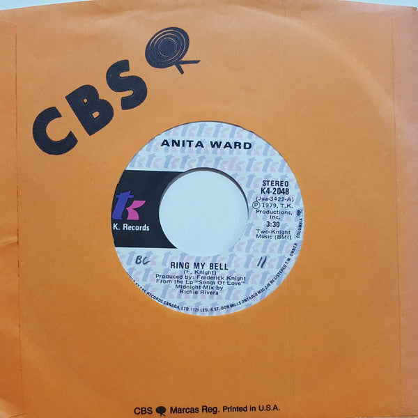 Anita Ward : Ring My Bell (7", Single)