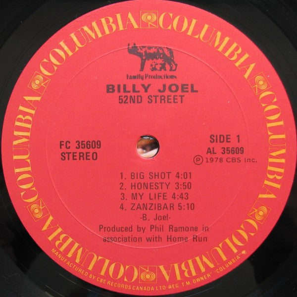 Billy Joel : 52nd Street (LP, Album)