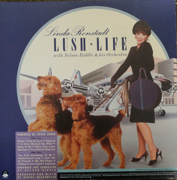 Linda Ronstadt With Nelson Riddle & His Orchestra* : Lush Life (LP, Album)