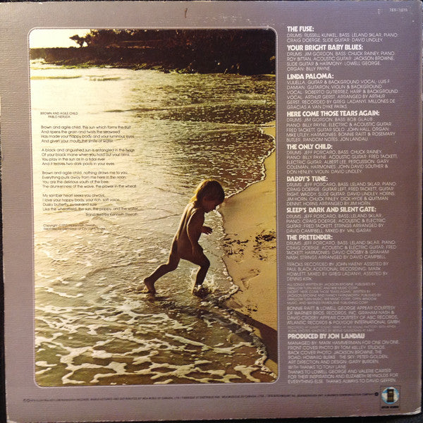 Jackson Browne : The Pretender (LP, Album, Don)