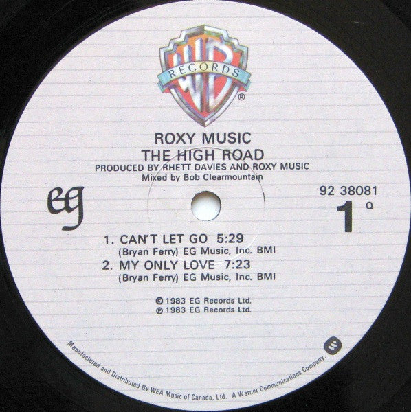 Musique Roxy* : The High Road (LP, MiniAlbum, Qua)