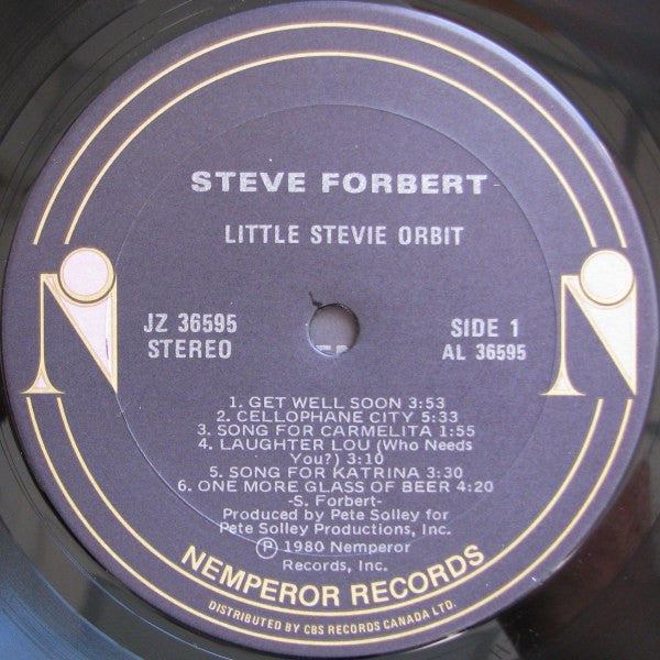 Steve Forbert : Little Stevie Orbit (LP, Album)
