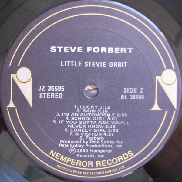 Steve Forbert : Little Stevie Orbit (LP, Album)