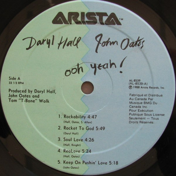 Daryl Hall John Oates* : Ooh Yeah! (LP, Album)