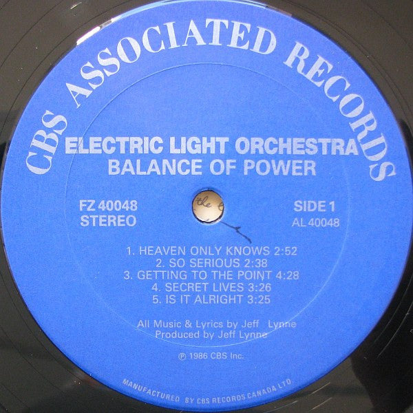 Electric Light Orchestra : Balance Of Power (LP, Album, M/Print)