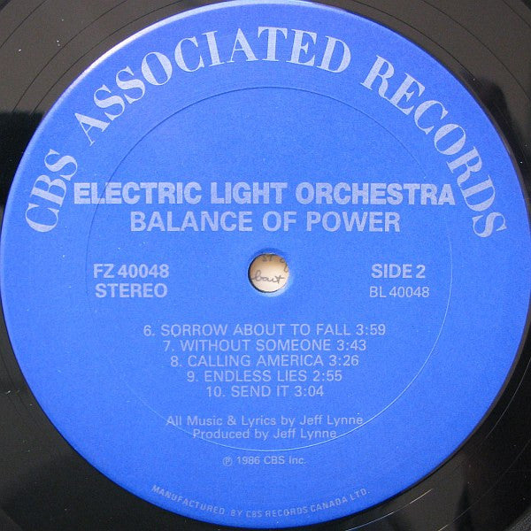Electric Light Orchestra : Balance Of Power (LP, Album, M/Print)