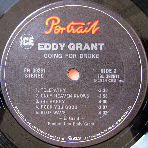 Eddy Grant : Going For Broke (LP, Album)