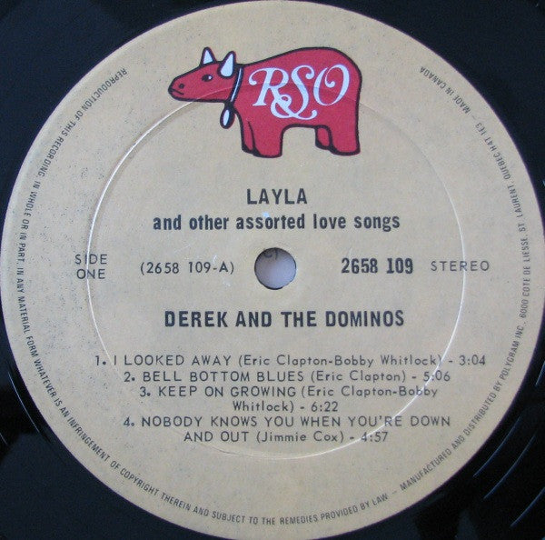 Derek & The Dominos : Layla And Other Assorted Love Songs (2xLP, Album, RE, Gat)
