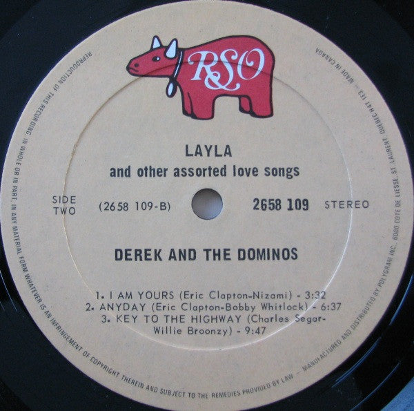 Derek & The Dominos : Layla And Other Assorted Love Songs (2xLP, Album, RE, Gat)