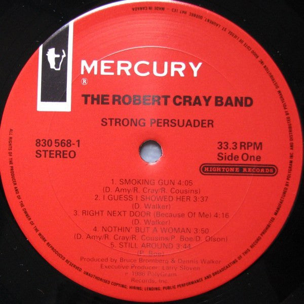 Robert Cray : Strong Persuader (LP, Album)
