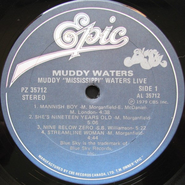 Muddy Waters : Muddy "Mississippi" Waters Live (LP, Album)