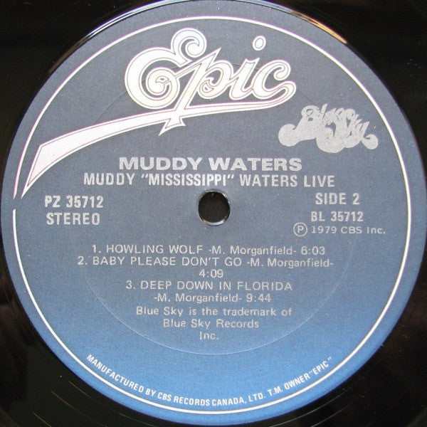 Muddy Waters : Muddy "Mississippi" Waters Live (LP, Album)