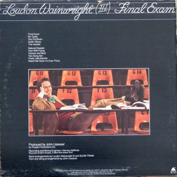 Loudon Wainwright III : Final Exam (LP, Album)