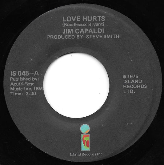 Jim Capaldi : Love Hurts (7", Single)