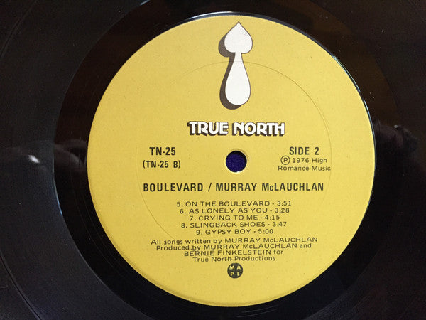 Murray McLauchlan : Boulevard (LP, Album, RP)